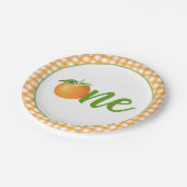 リトルかわいこちゃんファースト誕生日プレート-またはプレイド ペーパープレート (アングル)