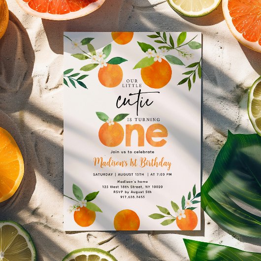 リトルかわいこちゃんファースト誕生日 招待状