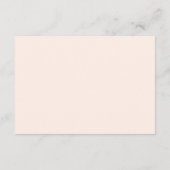 リトルかわいこちゃんブックカードオレンジ色の赤ちゃんシャワーをもたらす エンクロージャーカード (裏面)