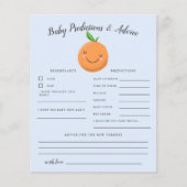 リトルかわいこちゃんブルーベビー予測&アドバイスカード (正面)