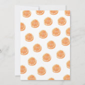 リトルかわいこちゃんベイビーシャワーグリーン男女兼用I 招待状 (裏面)