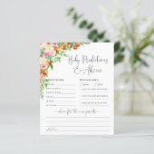 リトルかわいこちゃんベビーアドバイスと予測カード (スタンド正面)