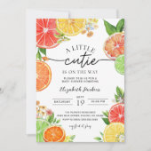 リトルかわいこちゃんベビーシトラスシャワー招待状 招待状 (正面)