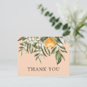 リトルかわいこちゃんベビーシャワーありがとうはがき ポストカード (スタンド正面)