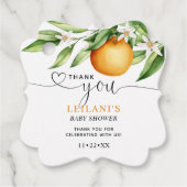 リトルかわいこちゃんベビーシャワーありがとう フェイバータグ (正面)