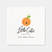 リトルかわいこちゃんベビーシャワーかわいこちゃんナプキンス スタンダードカクテルナプキン (正面)