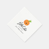 リトルかわいこちゃんベビーシャワーかわいこちゃんナプキンス スタンダードカクテルナプキン (角)