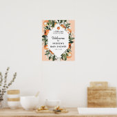 リトルかわいこちゃんベビーシャワーへようこそ ポスター (キッチン)