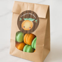 リトルかわいこちゃんベビーシャワークラシックラウンドステッカー