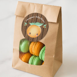 リトルかわいこちゃんベビーシャワークラシックラウンドステッカー ラウンドシール