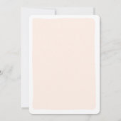 リトルかわいこちゃんベビーシャワークレメンティン男女兼用 招待状 (裏面)