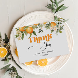 リトルかわいこちゃんベビーシャワーサンキューカード カード