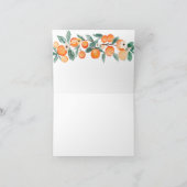 リトルかわいこちゃんベビーシャワーサンキューカード サンキューカード (内部)