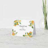 リトルかわいこちゃんベビーシャワーサンキューカード サンキューカード (正面)