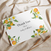 リトルかわいこちゃんベビーシャワーサンキューカード サンキューカード