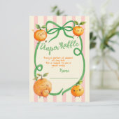 リトルかわいこちゃんベビーシャワートイレオムツラッフル 招待状 (スタンド正面)