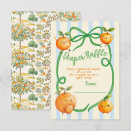 リトルかわいこちゃんベビーシャワートイレオムツラッフル 招待状