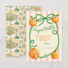 リトルかわいこちゃんベビーシャワートイレオムツラッフル 招待状