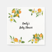 リトルかわいこちゃんベビーシャワーナプキンス スタンダードカクテルナプキン (正面)