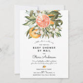 リトルかわいこちゃんベビーシャワーバイメール 招待状 (正面)