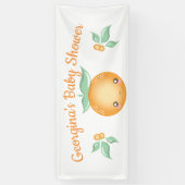 リトルかわいこちゃんベビーシャワーバナー 横断幕 (縦)