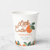 リトルかわいこちゃんベビーシャワーパーティーカップ – Clementine C 紙コップ (裏面)