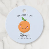 リトルかわいこちゃんベビーシャワーブルークレメンチン フェイバータグ (正面)