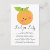 リトルかわいこちゃんベビーシャワーベビーカード用ブック エンクロージャーカード (正面)