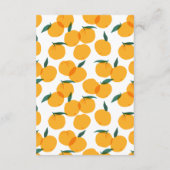 リトルかわいこちゃんベビーシャワーベビーカード用ブック エンクロージャーカード (裏面)