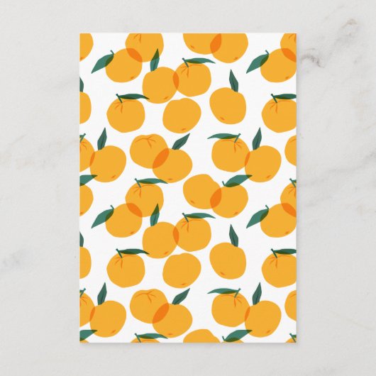 リトルかわいこちゃんベビーシャワーベビーカード用ブック エンクロージャーカード (裏面)