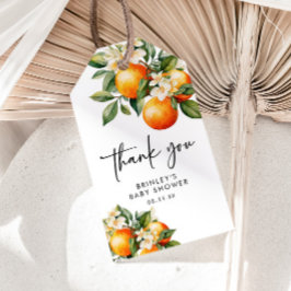 リトルかわいこちゃんベビーシャワーメッセージカードありがとう ギフトタグ