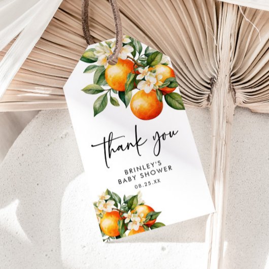 リトルかわいこちゃんベビーシャワーメッセージカードありがとう ギフトタグ