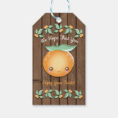 リトルかわいこちゃんベビーシャワーメッセージカード ギフトタグ (裏面)