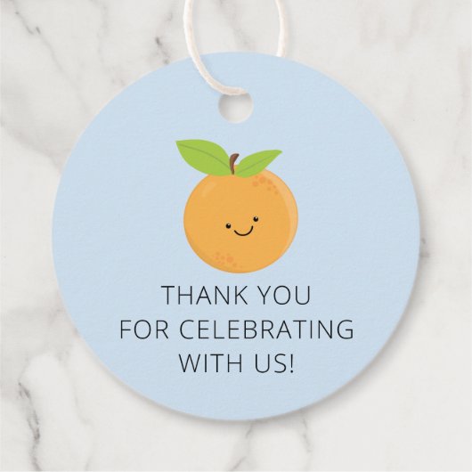 リトルかわいこちゃんベビーシャワーメッセージカード フェイバータグ (裏面)