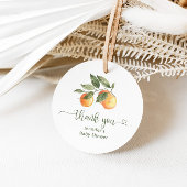 リトルかわいこちゃんベビーシャワーメッセージカード フェイバータグ