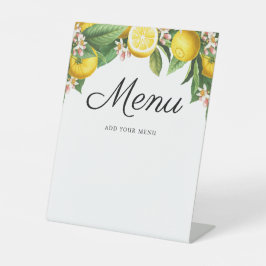 リトルかわいこちゃんベビーシャワーメニュー 台座サイン