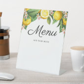 リトルかわいこちゃんベビーシャワーメニュー 台座サイン (インサイチュ)