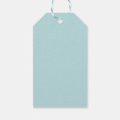 リトルかわいこちゃんベビーシャワー感謝していラベル ギフトタグ (裏面)