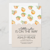 リトルかわいこちゃんベビーシャワー招待状 招待状 (正面/裏面)