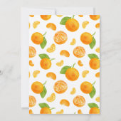 リトルかわいこちゃんベビーシャワー招待状 招待状 (裏面)