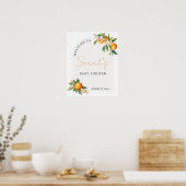 リトルかわいこちゃんベビーシャワー歓迎サイン ポスター (キッチン)