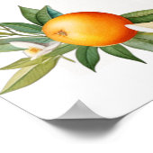 リトルかわいこちゃんベビーシャワー歓迎サイン ポスター (角)