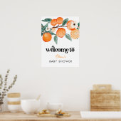 リトルかわいこちゃんベビーシャワー歓迎ポスター ポスター (キッチン)