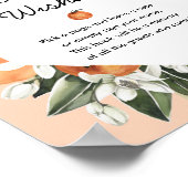 リトルかわいこちゃんベビーシャワー甘いベビーウィッシュサイン ポスター (角)