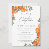 リトルかわいこちゃんベビーシャワー男女兼用招待状 招待状 (正面)