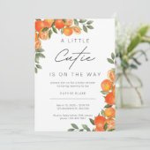 リトルかわいこちゃんベビーシャワー男女兼用招待状 招待状 (スタンド正面)