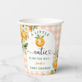 リトルかわいこちゃんベビーシャワー男女兼用 紙コップ (正面)