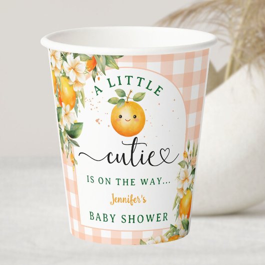 リトルかわいこちゃんベビーシャワー男女兼用 紙コップ
