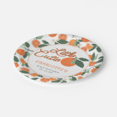 リトルかわいこちゃんベビーシャワー紙プレート- Clementine ペーパープレート (アングル)