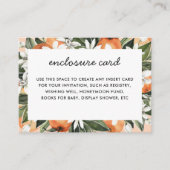 リトルかわいこちゃんベビーシャワー エンクロージャーカード (正面)